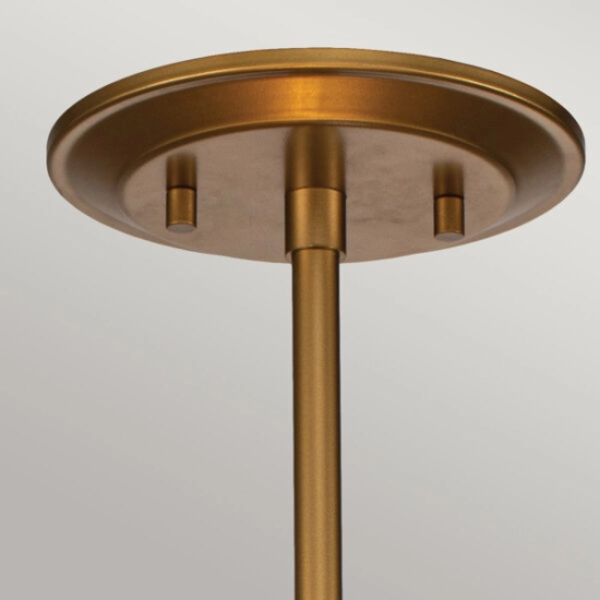 Mała lampa wisząca Ziggy – 1 źródło światła – Lakierowane złoto ZIGGY-1P-S-LG Elstead Lighting