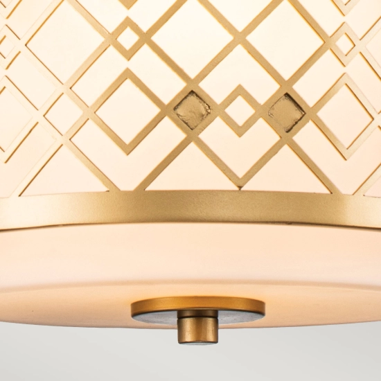 Mała lampa wisząca Ziggy – 1 źródło światła – Lakierowane złoto ZIGGY-1P-S-LG Elstead Lighting