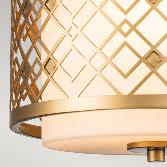 Mała lampa wisząca Ziggy – 1 źródło światła – Lakierowane złoto ZIGGY-1P-S-LG Elstead Lighting