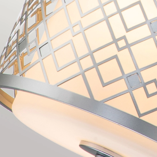 Mała lampa wisząca Ziggy – 1 źródło światła – Lakierowane srebro ZIGGY-1P-S-LS Elstead Lighting