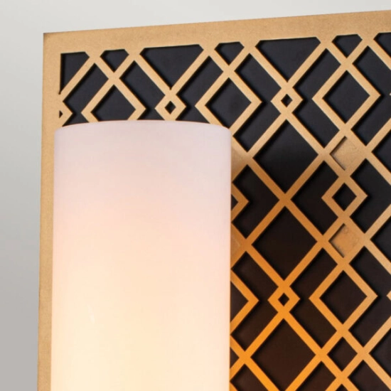 Kinkiet Ziggy – 1 źródło światła – Lakierowane złoto ZIGGY1-LG Elstead Lighting
