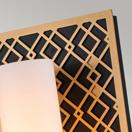 Kinkiet Ziggy – 1 źródło światła – Lakierowane złoto ZIGGY1-LG Elstead Lighting