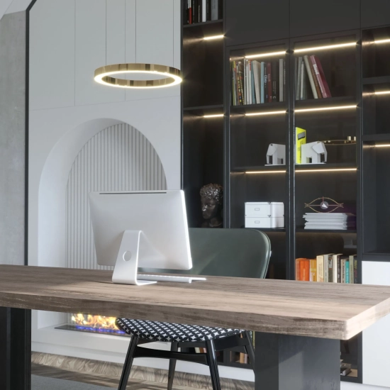 Żyrandol Aurum S 1xLED złoty PL0116-50 yaskr