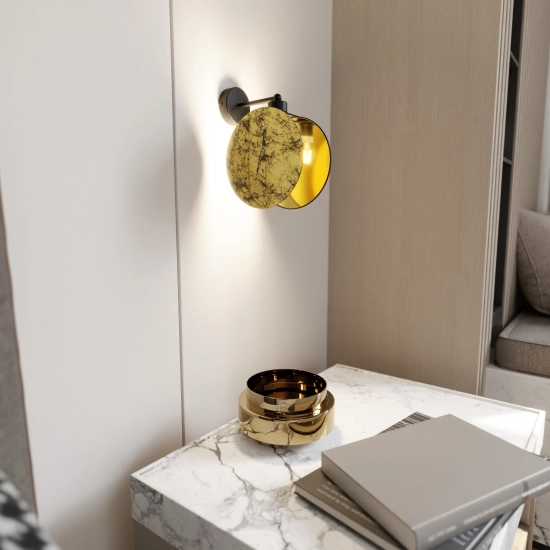 Kinkiet MOTIF K1 GOLD 1326/K1 EMIBIG Lighting
