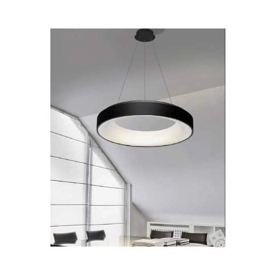 Lampa wisząca Sovana Pendant 55 CCT + Remote Control (black) AZ2728 z pilotem AZZARDO