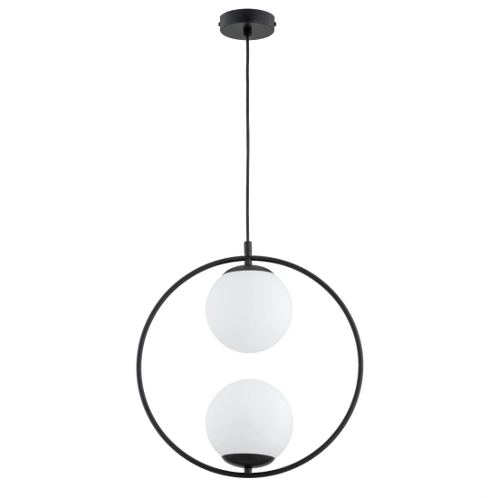 Lampa wisząca ADINO Czarna 2xE14 62437 ALFA