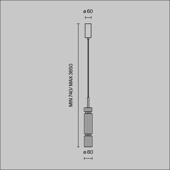 Lampa wisząca Ordo MOD272PL-L12CH3K1 Maytoni - zdjęcie dodatkowe 6