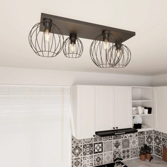 Lampa sufitowa NEST 4 BL 1371/4 EMIBIG Lighting