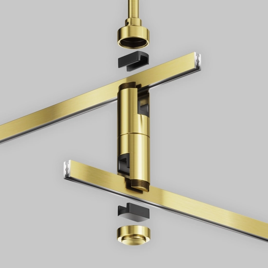 Mocowanie sufitowe podwójne Medium 300 mm Flarity TRA158C-D1-BS Maytoni - zdjęcie dodatkowe 2