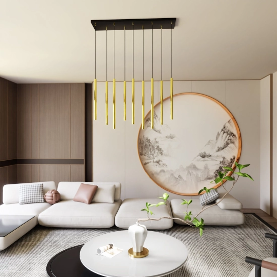 Lampa wisząca SELTER 9 GOLD 1332/9 EMIBIG Lighting