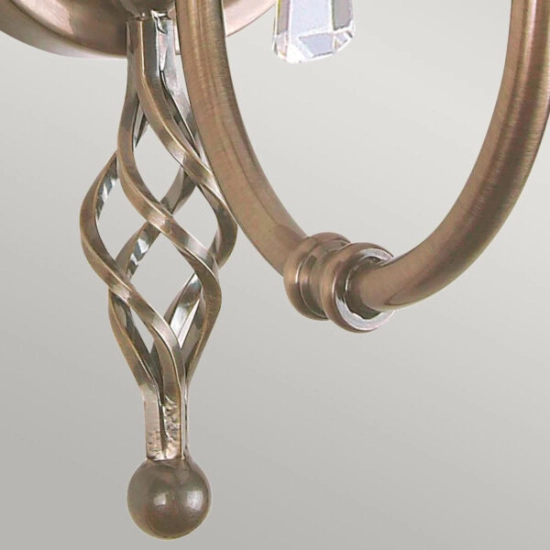 Kinkiet Aegean – 1 źródło światła – Stary mosiądz AG1-AGED-BRASS Elstead Lighting