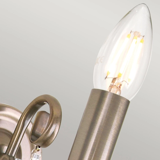 Kinkiet Aegean – 1 źródło światła – Stary mosiądz AG1-AGED-BRASS Elstead Lighting