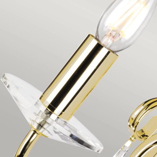 Kinkiet Aegean – 1 źródło światła – Polerowany mosiądz AG1-POL-BRASS Elstead Lighting