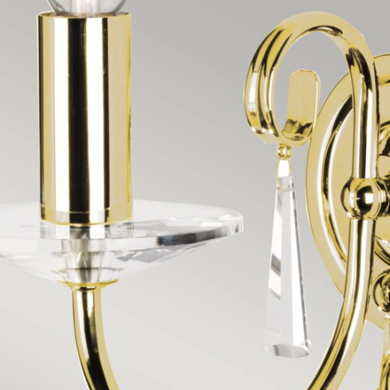 Kinkiet Aegean – 1 źródło światła – Polerowany mosiądz AG1-POL-BRASS Elstead Lighting
