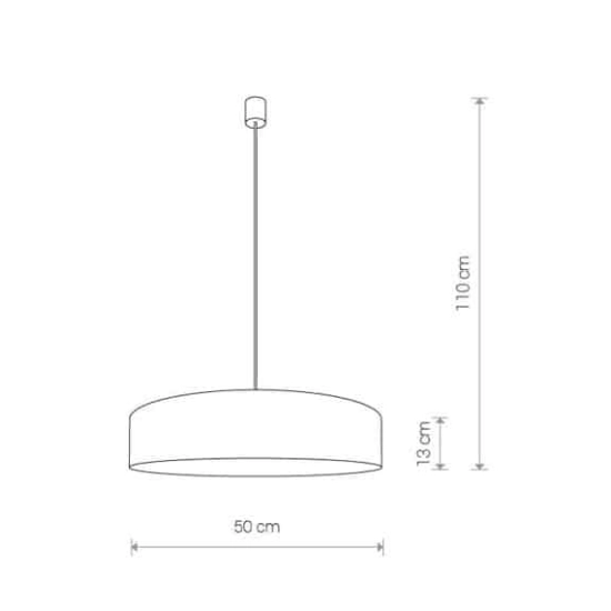 Lampa wisząca TURDA GRAY III ZWIS 8946 Nowodvorski - zdjęcie dodatkowe 1