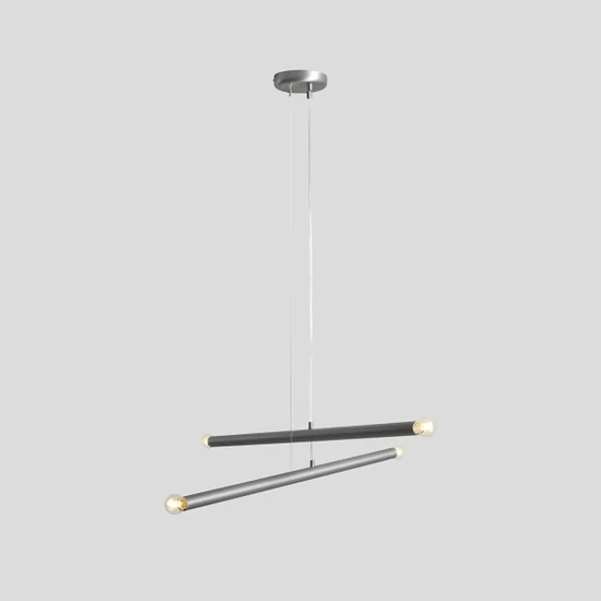 Lampa wisząca TUBO 4 Steel 1072L5 Aldex - zdjęcie dodatkowe 1