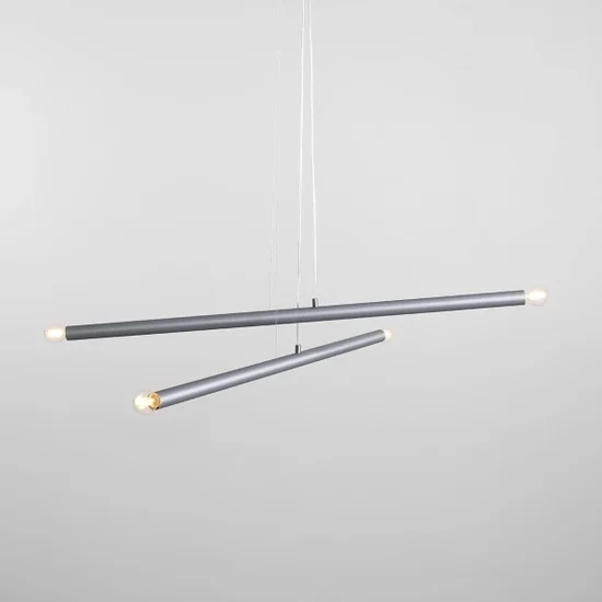 Lampa wisząca TUBO 4 Steel 1072L5 Aldex - zdjęcie dodatkowe 2