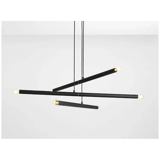 Lampa wisząca TUBO 4 Steel 1072L5 Aldex - zdjęcie dodatkowe 4