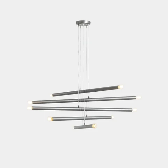 Lampa wisząca TUBO 10 Steel 1072M5 Aldex - zdjęcie dodatkowe 2