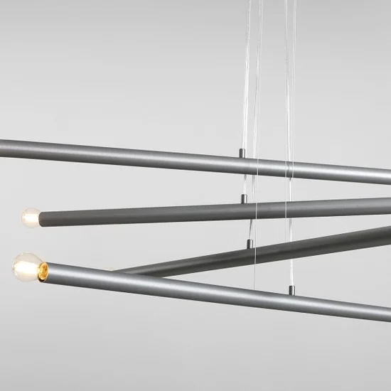 Lampa wisząca TUBO 8 Steel 1072P5 Aldex - zdjęcie dodatkowe 2
