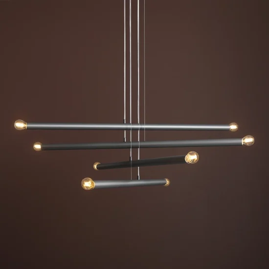 Lampa wisząca TUBO 8 Steel 1072P5 Aldex - zdjęcie dodatkowe 5