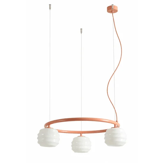 Lampa wisząca PUFF 3 RING CORAL 1159E11_R Aldex - zdjęcie produktu