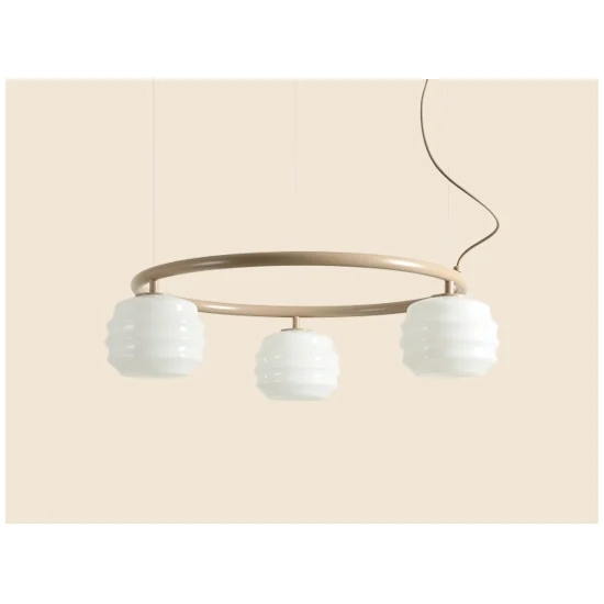 Lampa wisząca PUFF 3 RING BEIGE 1159E17_R Aldex - zdjęcie dodatkowe 5