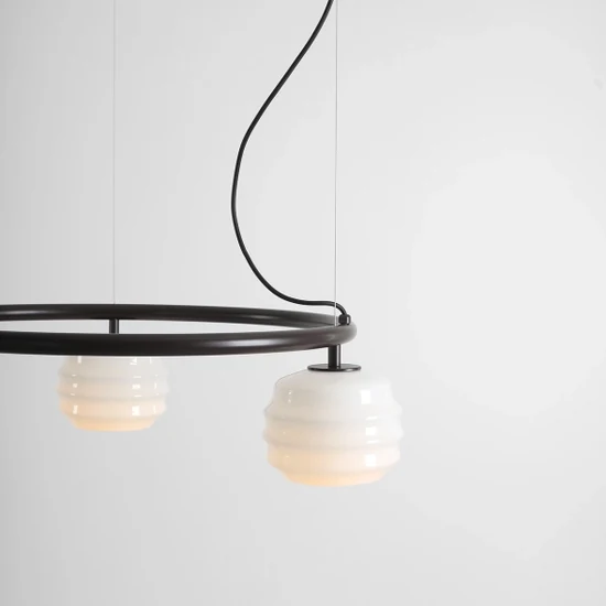 Lampa wisząca PUFF 3 RING MOKKA 1159E28_R Aldex - zdjęcie produktu