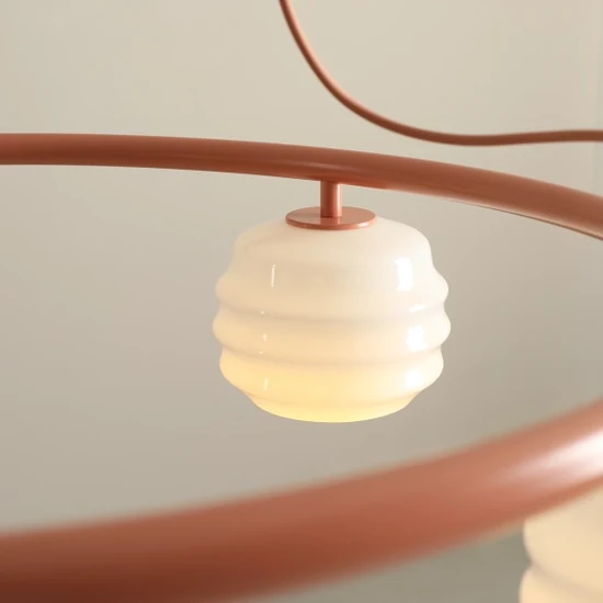 Lampa wisząca PUFF 5 RING CORAL 1159F11_R Aldex - zdjęcie dodatkowe 1