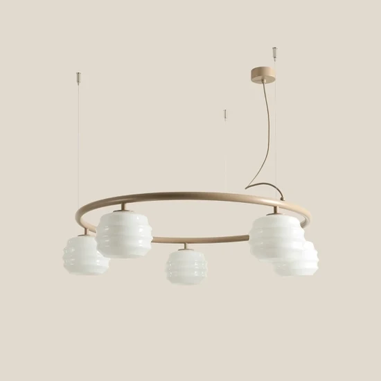 Lampa wisząca PUFF 5 RING BEIGE 1159F17_R Aldex - zdjęcie dodatkowe 3