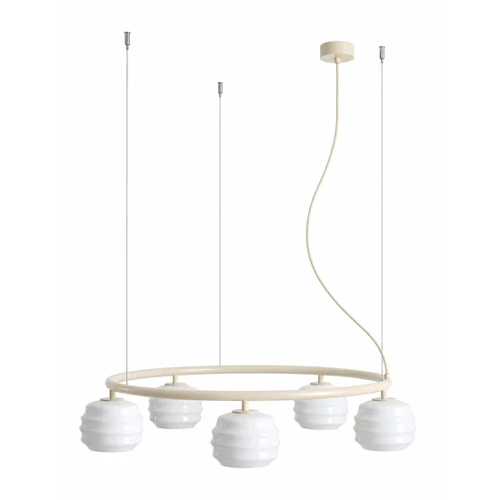 Lampa wisząca PUFF 5 RING COTTON 1159F20_R Aldex - zdjęcie produktu