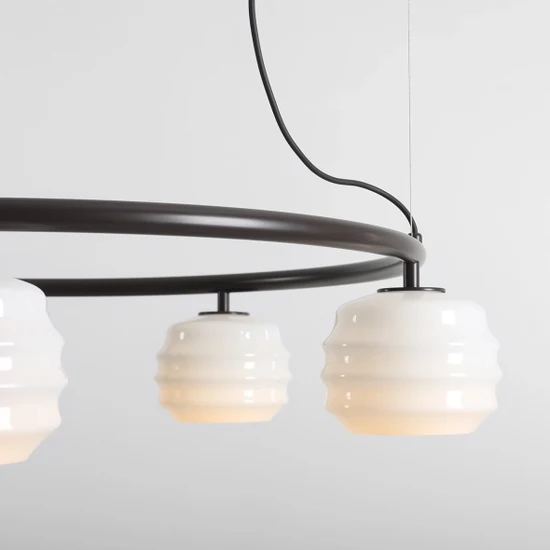 Lampa wisząca PUFF 5 RING MOKKA 1159F28_R Aldex - zdjęcie dodatkowe 2