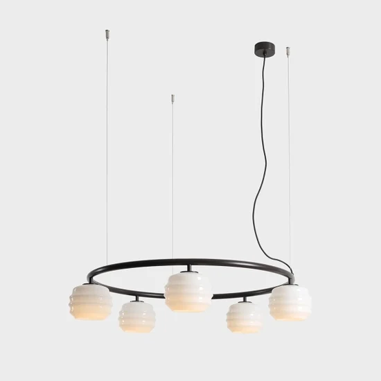 Lampa wisząca PUFF 5 RING MOKKA 1159F28_R Aldex - zdjęcie dodatkowe 3