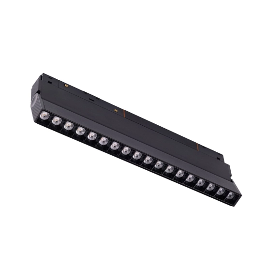 ALFA CYRUS TRACK MAGNETIC 2LINE 24W CCT SWITCH DIMM BK AZ6247 AZZARDO