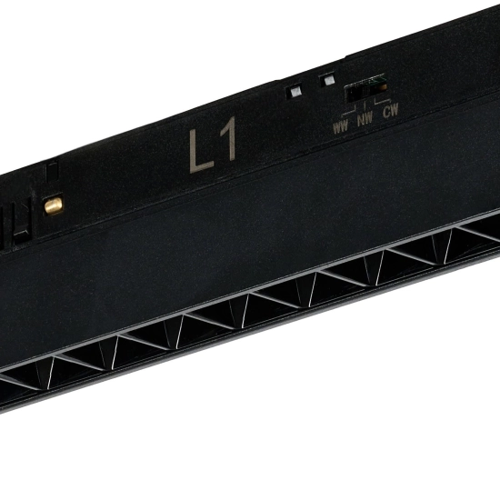 ALFA KIRA TRACK MAGNETIC 2LINE 12W CCT SWITCH DIMM BK AZ6240 AZZARDO