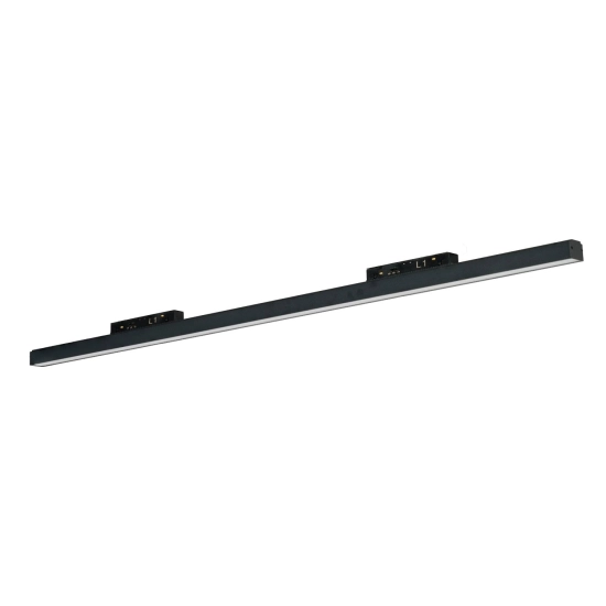 ALFA SAGA TRACK MAGNETIC 2LINE 48W CCT SWITCH DIM BK AZ6239 AZZARDO