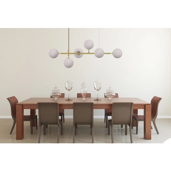 Alisa wisząca białe kulki LP-005/6P WH Light Prestige