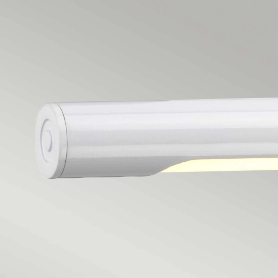 Duża obrazówka Alton – Wbudowana taśma LED – Biała ALTON-PL-L-WHT Elstead Lighting