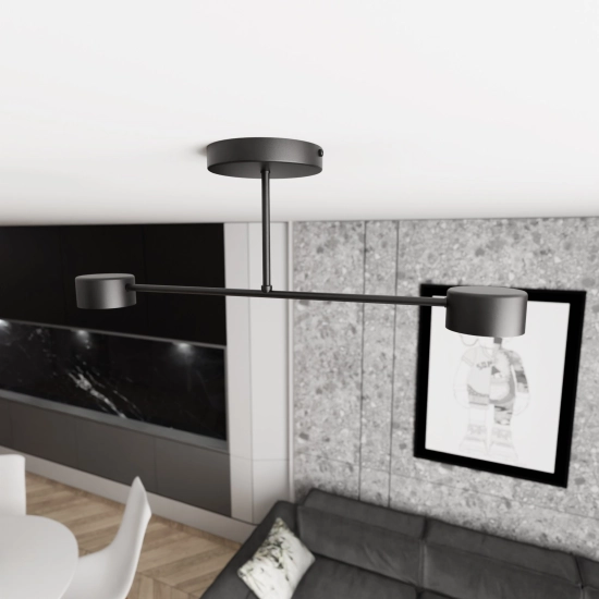 Lampa sufitowa HALO 2 BLACK 1355/2 EMIBIG Lighting