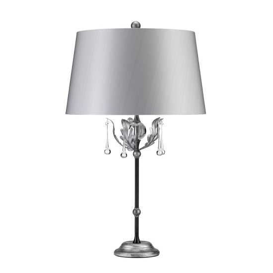 Lampa stołowa Amarilli – 1 źródło światła – Czarna / Srebrna patyna AML-TL-BLK-SIL Elstead Lighting