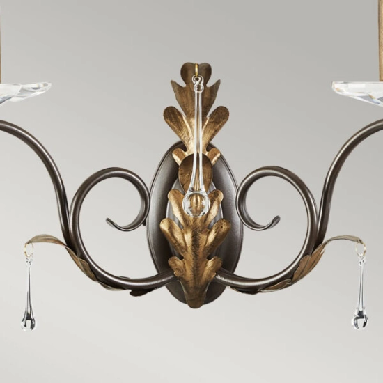 Kinkiet Amarilli – 2 źródła światła – Brązowy / Złota patyna AML2-BRONZE Elstead Lighting
