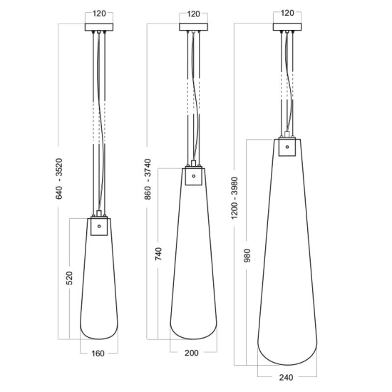 Lampa wisząca Andromeda L Z100011000 4Concepts Z100011000 - zdjęcie 2