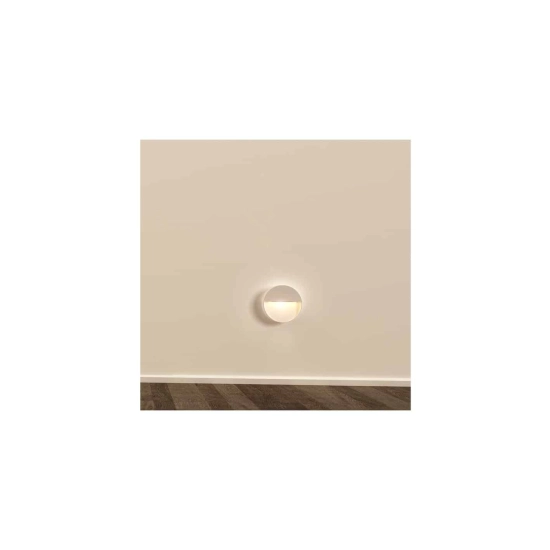 AQILA R ścienna biała 230V LED 6W IP54 3000K R12539 Rendl light studio
