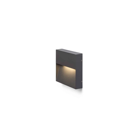 AQILA SQ ścienna antracyt 230V LED 6W IP54 3000K R12544 Rendl light studio - zdjęcie produktu