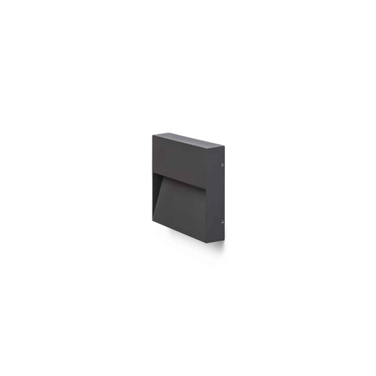 AQILA SQ ścienna antracyt 230V LED 6W IP54 3000K R12544 Rendl light studio