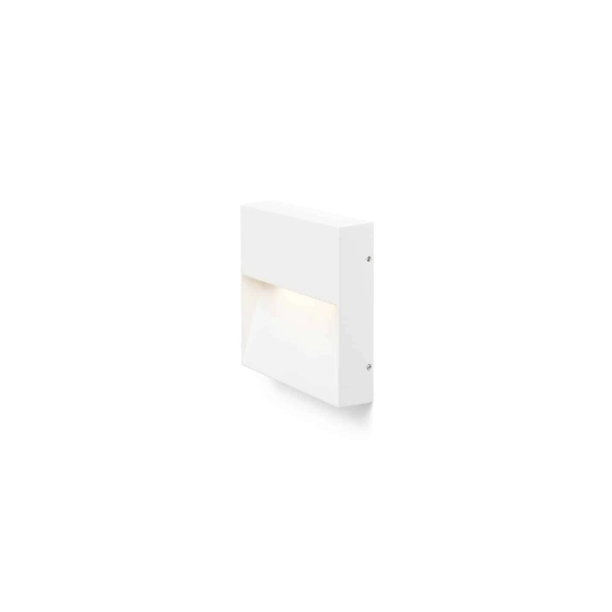 AQILA SQ ścienna biała 230V LED 6W IP54 3000K R12542 Rendl light studio - zdjęcie produktu