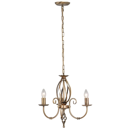 kinkiecik.pl Żyrandol Artisan – 3 źródła światła – Stary mosiądz ART3-AGD-BRASS Elstead Lighting