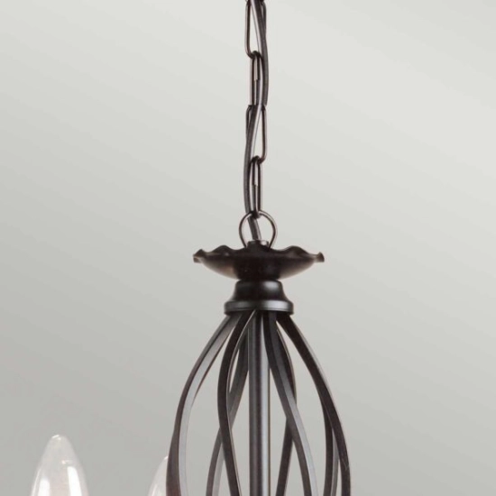 Żyrandol Artisan – 3 źródła światła – Czarny ART3-BLACK Elstead Lighting