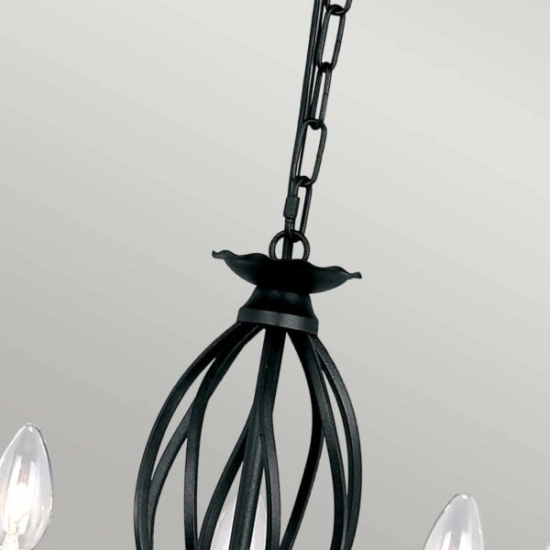 Żyrandol Artisan – 5 źródeł światła – Czarny ART5-BLACK Elstead Lighting