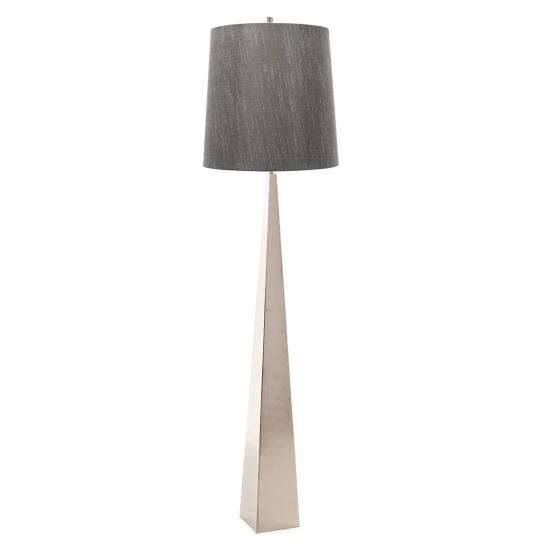 kinkiecik.pl Lampa podłogowa Ascent – 1 źródło światła – Polerowany nikiel ASCENT-FL-PN Elstead Lighting